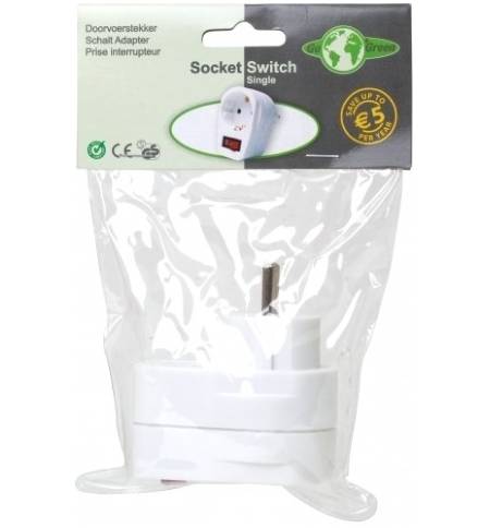 Go Green Single Socket Ecosavers Socket Switch 1 Go Green Single Socket Ecosavers Socket Switch 1