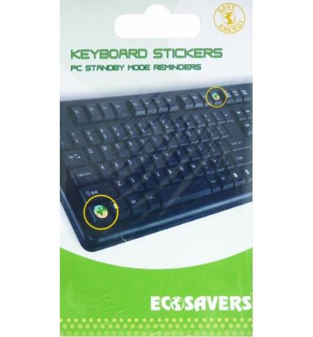 PC STANDBY MODE REMINDERS Keyboard Stickers EcoSavers PC STANDBY MODE REMINDERS Keyboard Stickers EcoSavers