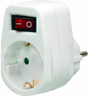 Go Green Single Socket Ecosavers Socket Switch 1