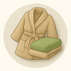 Towels Bathrobes Bain