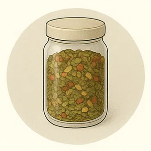 SPICES IN GLASS JAR OPENER